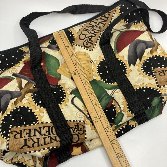 Vintage Moon Glow Shoulder Bag Handmade Sunflower Garden Granny Beehive - Picture 10 of 11